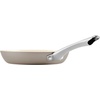 image:imageFarberware Vibrance Ceramic Nonstick Frying PansSkillet Set with Stainless Steel Handle Dishwasher Safe 8 Inch and 10 Inch Open Skillets  SilverSilver
