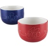 image:imageBon Voyage Ceramic Baking DishBakeware SetLasagna Pans Dishwasher Safe Oven to Table 2 Piece Baker Set  Mixed Colors2Piece Ramekin Set