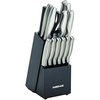 image:imageFarberware 15Piece Kitchen Knife Block Set Stainless Steel BlackBlack 2