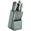 image:imageFarberware 15Piece Kitchen Knife Block Set Stainless Steel BlackGraphite