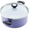 image:imageFarberware 17490 Ceramic Dishwasher Safe Nonstick Cookware Set  Pots and Pans Set  12 Piece BlueLavender