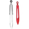 image:imageFarberware Classic Stainless Steel Tongs Set Of 2 BlackNylon and Stainless Steel Tongs