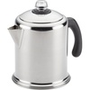 image:imageFarberware Classic Stainless Steel Yosemite Coffee Percolator 8Cup12 Cup  Clear Knob
