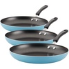 image:imageFarberware Cookstart DiamondMax Nonstick Frying PansSkillet Set Dishwasher Safe 825 Inch and 10 Inch AquaAguamarina