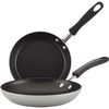image:imageFarberware Cookstart DiamondMax Nonstick Frying PansSkillet Set Dishwasher Safe 825 Inch and 10 Inch AquaSilver