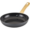 image:imageFarberware Forged Induction Ceramic Nonstick Fry PanSkillet Dishwasher Safe Gold Color Stainless Steel Handle 1225 Inch Frying Pan  TaupeBlack