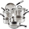 image:imageFarberware Millennium Stainless Steel Pots and Pans Set 10Piece SilverBrilliance