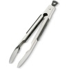 image:imageFarberware Pro Silicone Kitchen Tongs 12 Inch  OneHanded Locking Mechanism Scalloped Grip HeatResistant Stainless Steel Cooking Tongs Dishwasher SafeLocking Tongs  9inch