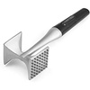 image:imageFarberware Professional DualSided Rigid and Texture Stainless Steel Meat Tenderizer with Comfort Grip Handle Great for Pounding Meat Shellfish Nuts Dishwasher Safe Black