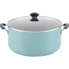image:imageFarberware Promotional Cookware Aluminum Nonstick Covered Stockpot 105Quart Champagne SilverAqua