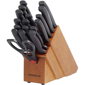 image:imageFarberware 18Piece Kitchen Knife Block Set High Carbon Stainless Steel18 Piece