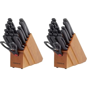 image:imageFarberware 18Piece Kitchen Knife Block Set High Carbon Stainless Steel18 Piece Pack of 2