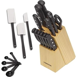 image:imageFarberware 22Piece Kitchen Knife Block Set High Carbon Stainless SteelNever Needs Sharpening