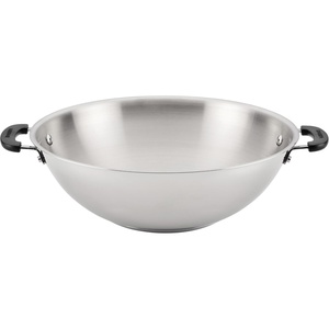 image:imageFarberware Brilliance Stainless Steel Frying PanSkillet10 Inch Dishwasher Safe and Induction Ready Compatible with All CooktopsStainless SteelSilver