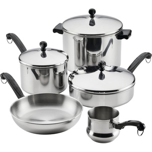 image:imageFarberware Classic Series Anniversary Edition Cookware Set Stainless SteelStainless Steel