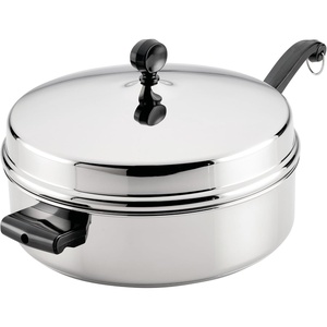 image:imageFarberware Classic Series Stainless Steel Sauce Pan with Lid 2 Qt SilverJumbo Cooker 6 Quart