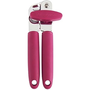image:imageFarberware Colourworks Soft Grip Manual Can Opener Red  Ergonomic Handle with NonScratch Silicone Accents Easy Turn Knob Hand WashBerry