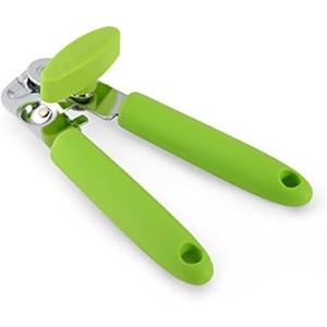 image:imageFarberware Colourworks Soft Grip Manual Can Opener Red  Ergonomic Handle with NonScratch Silicone Accents Easy Turn Knob Hand WashBright Green