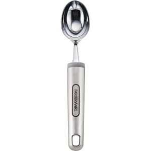 image:imageFarberware Pro Stainless Steel Soft Ice Cream Scoop  Pointed Corners for Easy Serving Long Comfortable Handle Ergonomic Grip Dishwasher Safe amp Durable for Gelato Sorbet Cookie Dough MelonIce Cream Scoop