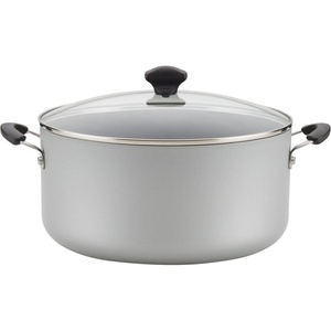 image:imageFarberware Promotional Cookware Aluminum Nonstick Covered Stockpot 105Quart Champagne SilverSilver