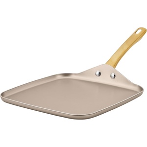 image:imageFarberware Radiant Nonstick Saute Pan with Lid Dishwasher Safe 275 Quart ChampagneGriddle 11Inch