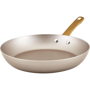 image:imageFarberware Radiant Nonstick Saute Pan with Lid Dishwasher Safe 275 Quart ChampagneSkillet 1225Inch