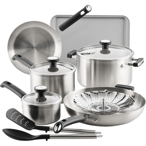 image:imageFarberware TrueCook Stainless Steel Cookware Set 12Piece Silver
