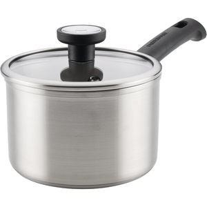 image:imageFarberware TrueCook Stainless Steel Saucepan with Lid 2QuartSaucepan 2 Quart