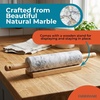 image:imageFARBERWARE Classic Wood Rolling Pin 18Inch Hardwood Dough Roller for Baking Pizza Pies Pastry and Cookies Ergonomic Handles Kitchen EssentialMarble