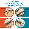 image:imageFARBERWARE Classic Wood Rolling Pin 18Inch Hardwood Dough Roller for Baking Pizza Pies Pastry and Cookies Ergonomic Handles Kitchen EssentialMarble