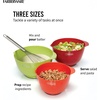 image:imageFarberware  5216128 Farberware Professional Plastic Mixing Bowls Set of 3 OrangeRedLightGreenOrangeRedLightGreen