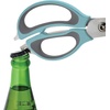 image:imageFarberware 4in1 Kitchen Scissors High Carbon Stainless Steel BlackAqua and Gray