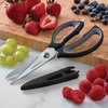 image:imageFarberware 4in1 Kitchen Scissors High Carbon Stainless Steel BlackBlack and Gray