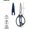 image:imageFarberware 4in1 Kitchen Scissors High Carbon Stainless Steel BlackNavy and Gray