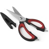 image:imageFarberware 4in1 Kitchen Scissors High Carbon Stainless Steel BlackRed and Black