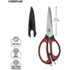image:imageFarberware 4in1 Kitchen Scissors High Carbon Stainless Steel BlackRed and Black