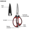 image:imageFarberware 4in1 Kitchen Scissors High Carbon Stainless Steel BlackRed and Black