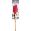 image:imageFarberware 5216385 Professional Heat Resistant Silicone Spatula with Wood HandleSafe for NonStick Cookware Set of 2 RedSpatula