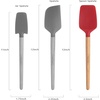 image:imageFarberware 5216385 Professional Heat Resistant Silicone Spatula with Wood HandleSafe for NonStick Cookware Set of 2 RedSpoon Spatula