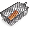 image:imageFarberware 5275224 Barbecue Grilling Basket BlackShaker Basket with Folding Handle