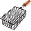 image:imageFarberware 5275224 Barbecue Grilling Basket BlackShaker Basket with Folding Handle