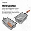 image:imageFarberware 5275224 Barbecue Grilling Basket BlackShaker Basket with Folding Handle