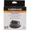 image:imageFarberware Barbecue Cast Iron Grill Press 7Inch BlackDouble Sided Burger Slider Press