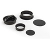 image:imageFarberware Barbecue Cast Iron Grill Press 7Inch BlackDouble Sided Burger Slider Press