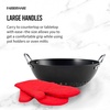 image:imageFarberware Barbecue Nonstick Round Wok Topper 11Inch BlackMini Round Wok Topper