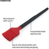 image:imageFarberware Barbecue Silicone and Plastic Basting Brush 111Inch Red and Black
