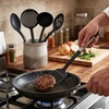 image:imageFarberware Classic 17Piece Kitchen Tool amp Gadget Set  Nonstick Utensils for Cooking Baking amp Food Prep with Measuring Cups amp Spoons Dishwasher Safe Heat Resistant Ideal for Everyday UseBlackSilver
