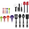 image:imageFarberware Classic 17Piece Kitchen Tool amp Gadget Set  Nonstick Utensils for Cooking Baking amp Food Prep with Measuring Cups amp Spoons Dishwasher Safe Heat Resistant Ideal for Everyday UseMulticolor