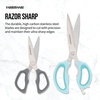 image:imageFarberware Comfort Grip Kitchen Scissors 2 Pack Aqua and GrayAqua and Gray