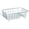 image:imageFarberware Compact Dish Drying Rack with Drainboard Flatware Caddy and Sink Brush Teal  Holds 9 Plates Fits Small Kitchens Apartments and DormsAqua